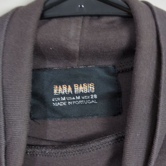 Zara Y2K stretch turtleneck T-shirt rhinestone size m - Picture 4 of 6